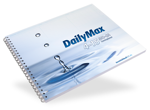 DailyMax Terminplaner 4 Spalten - 15 Minutentakt DailyMax Terminplaner 4 Spalten - 15 Minutentakt