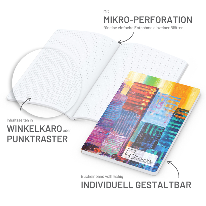 EasyBook Notizbuch Flex White A5 Large