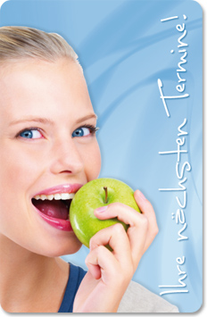 Terminkarte "gesundes Lächeln" Terminkarte "gesundes Lächeln"