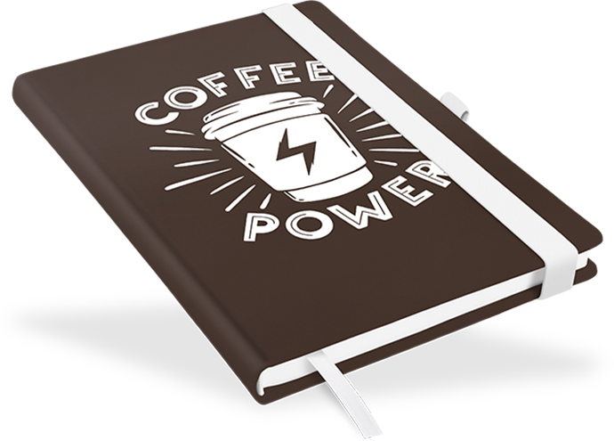 "Café Noir" - DIN A5 mit deinem Umschlagdesign "Café Noir" - DIN A5 mit deinem Umschlagdesign