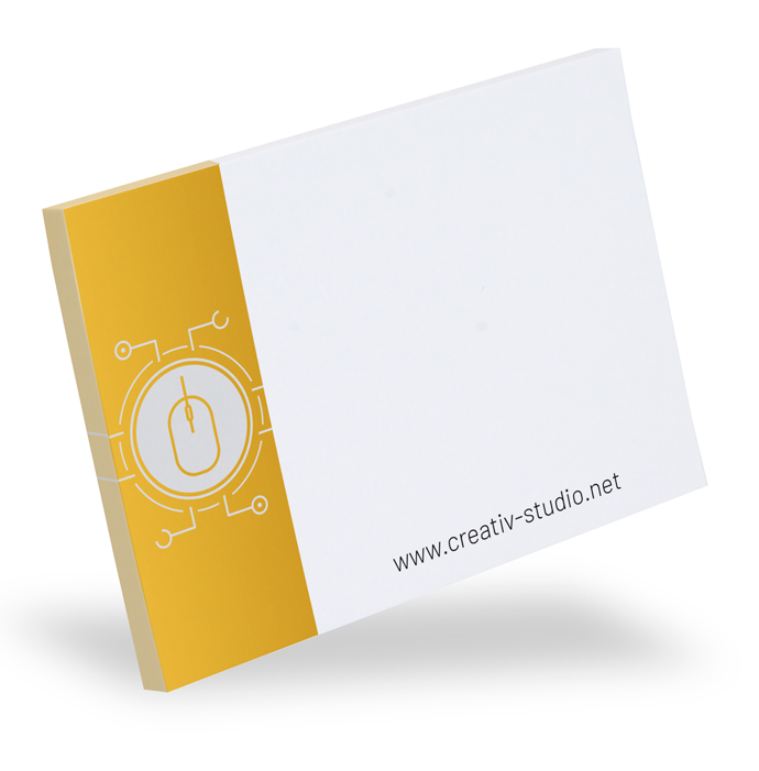 BIZSTIX® Haftnotizen 100 x 72 mm in Express-Produktion