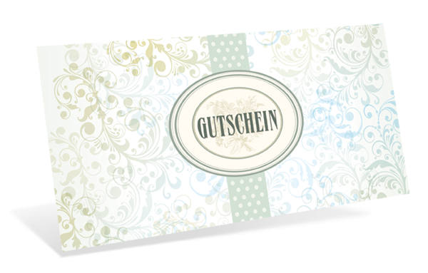 Gutscheinkarte Classic "Seidenstoff" Gutscheinkarte Classic "Seidenstoff"