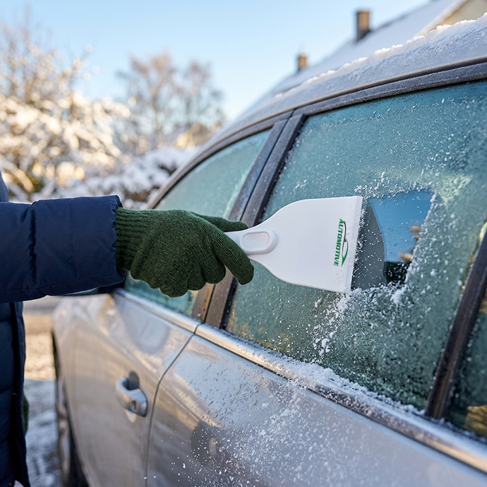 Eiskratzer aus recyceltem Kunststoff