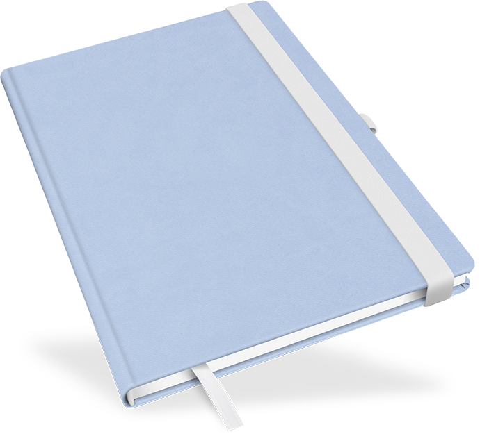 Notizbuch "Light Blue" - Large