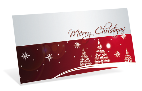 1209010190 Gutscheinkarte Classic "merry christmas" Gutscheinkarte Classic "merry christmas"