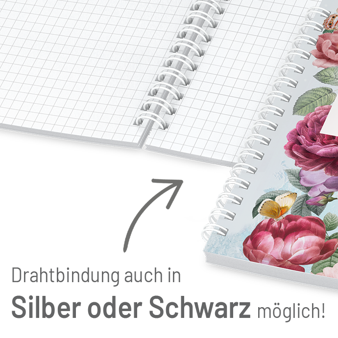 Spiralblock DIN A6 - Inhalt Standard Spiralblock DIN A6 - Inhalt Standard