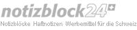 https://www.notizblock24.ch - Notizblöcke - Haftnotizen - Werbeartikel für die Schweiz