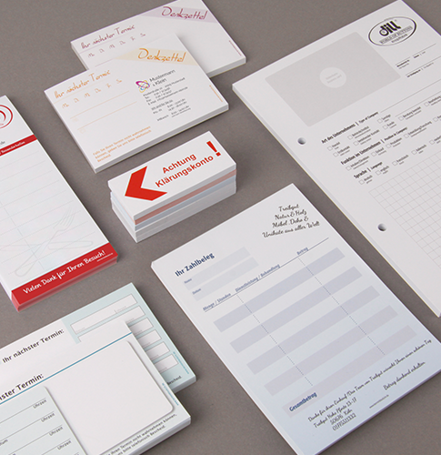 Mit individuellen Gesprächsnotizblöcken punkten Mit individuellen Gesprächsnotizblöcken punkten