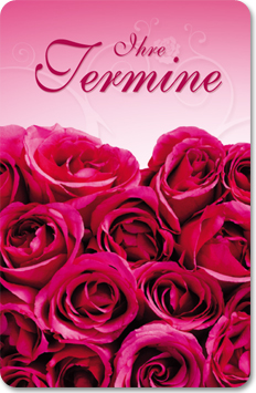 1204010233 Terminkarte "Rosenherz" Terminkarte "Rosenherz"