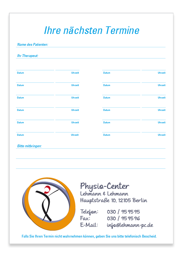 Terminzettel Double #4 Terminzettel Double #4