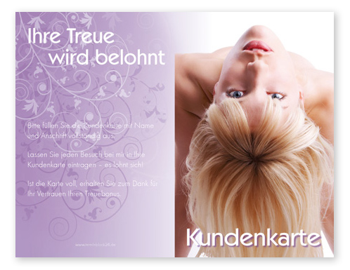 1206010121 Kundenkarte "Cindy" Kundenkarte "Cindy"