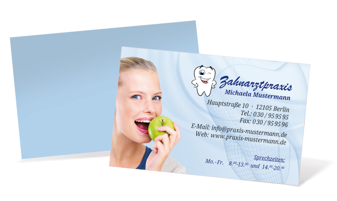 Visitenkarte "gesundes Lächeln" Landscape Visitenkarte "gesundes Lächeln" Landscape
