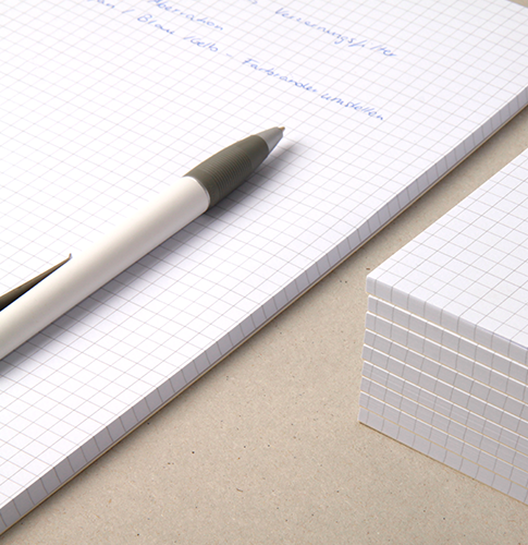 Nachhaltige Notizblöcke – umweltfreundlich drucken lassen