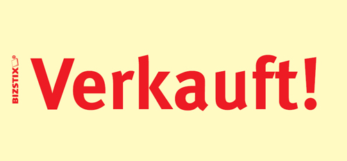 1301010149 BIZSTIX® Business Haftnotizen "Verkauft!" BIZSTIX® Business Haftnotizen "Verkauft!"