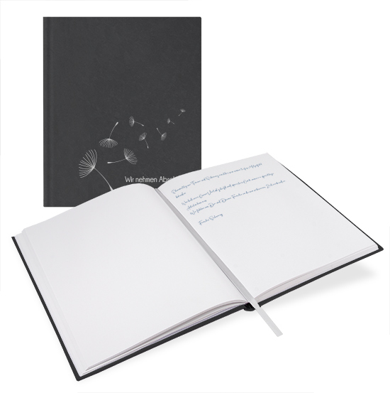 KB-21207 Kondolenzbuch "Schwarz" Kondolenzbuch "Schwarz"