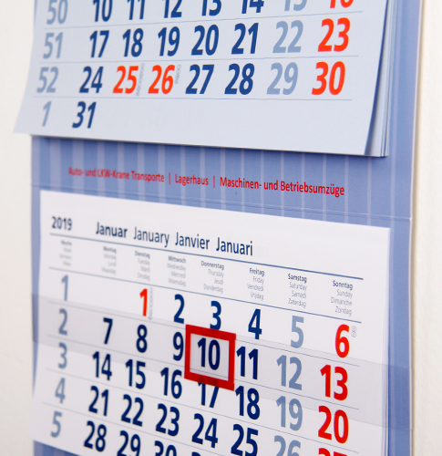 Was ist ein 3-Monatskalender mit Mehrblock? Was ist ein 3-Monatskalender mit Mehrblock?