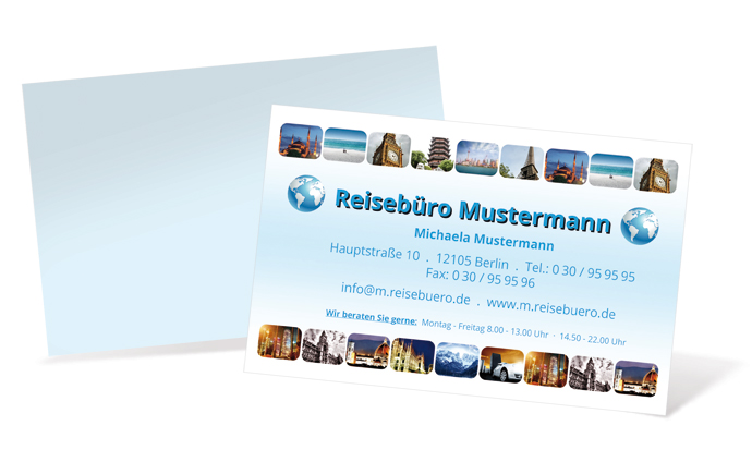 Visitenkarte "Attraktion" Landscape Visitenkarte "Attraktion" Landscape