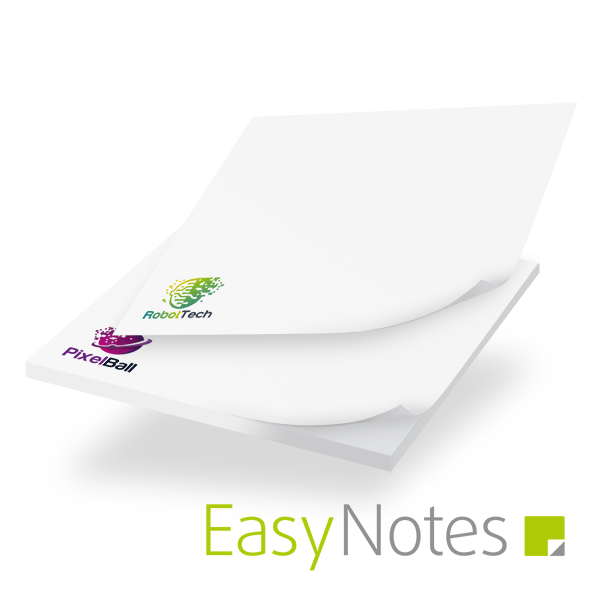 EasyNotes Haftnotizen 72 x 72 mit zwei Wechselmotiven