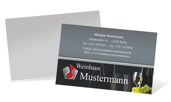 Visitenkarte "Weinlese" Landscape Visitenkarte "Weinlese" Landscape