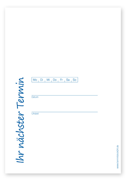 Terminzettel "Simple Creative" Terminzettel "Simple Creative"