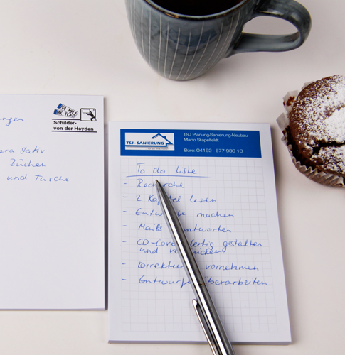 DIN A4 – der Schreibblock für große Gedanken DIN A4 – der Schreibblock für große Gedanken