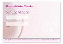1215010118 Terminzettel "Babyglück" - 1 Termin mit Wochentagen Terminzettel "Babyglück" - 1 Termin mit Wochentagen