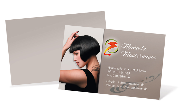 Visitenkarte "Tattoo"  Landscape