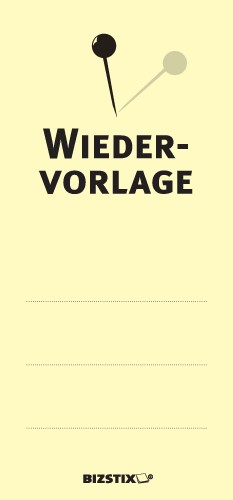 BIZSTIX® Business Haftnotizen "Wiedervorlage" BIZSTIX® Business Haftnotizen "Wiedervorlage"