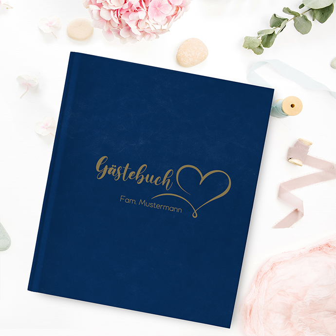 Gästebuch Royalblau Gästebuch Royalblau