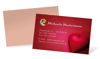 1212020187 Visitenkarte "Love" Landscape Visitenkarte "Love" Landscape