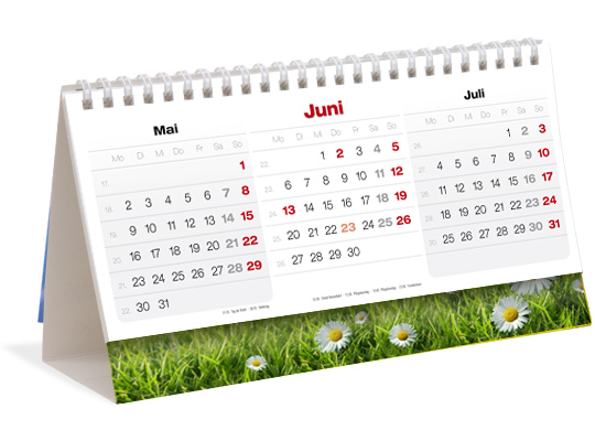 Tischkalender Steady zum aufstellen Tischkalender Steady zum aufstellen