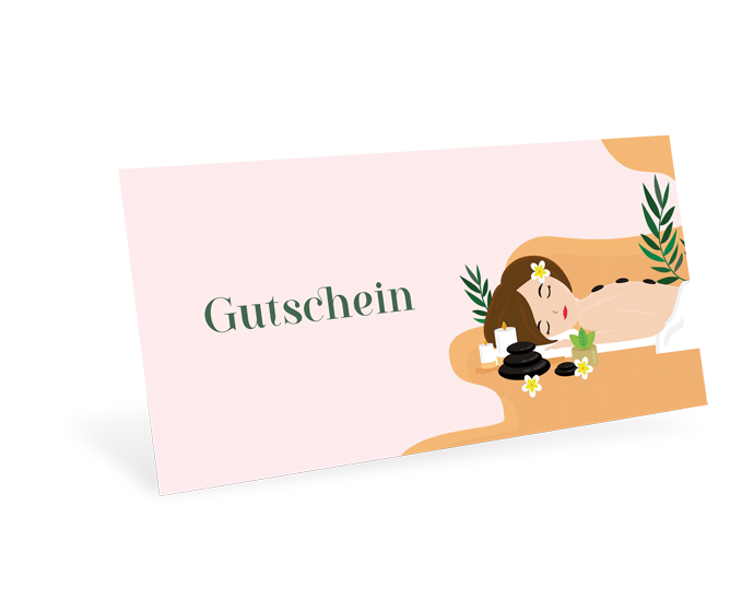 1208010373 Gutscheinkarte Classic "Massage" individuell Gutscheinkarte Classic "Massage" individuell