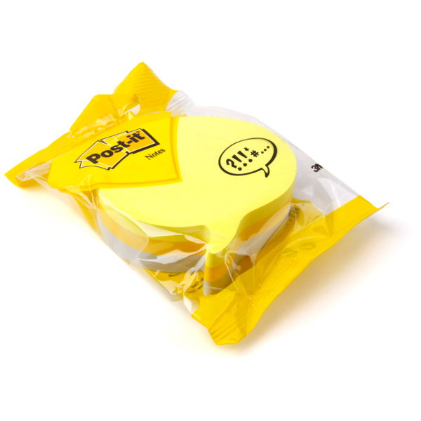 Post-it® Notes Speech Bubble Shaped