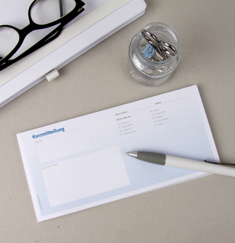 Wie viele Blätter braucht ein sinnvoller Kurzmitteilungsblock? Wie viele Blätter braucht ein sinnvoller Kurzmitteilungsblock?