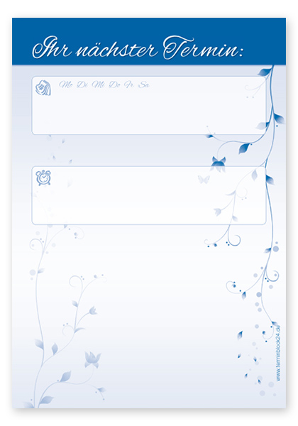 Terminzettel "Nature Move" Terminzettel "Nature Move"