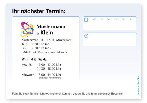 Terminzettel Classic #5.1 Terminzettel Classic #5.1