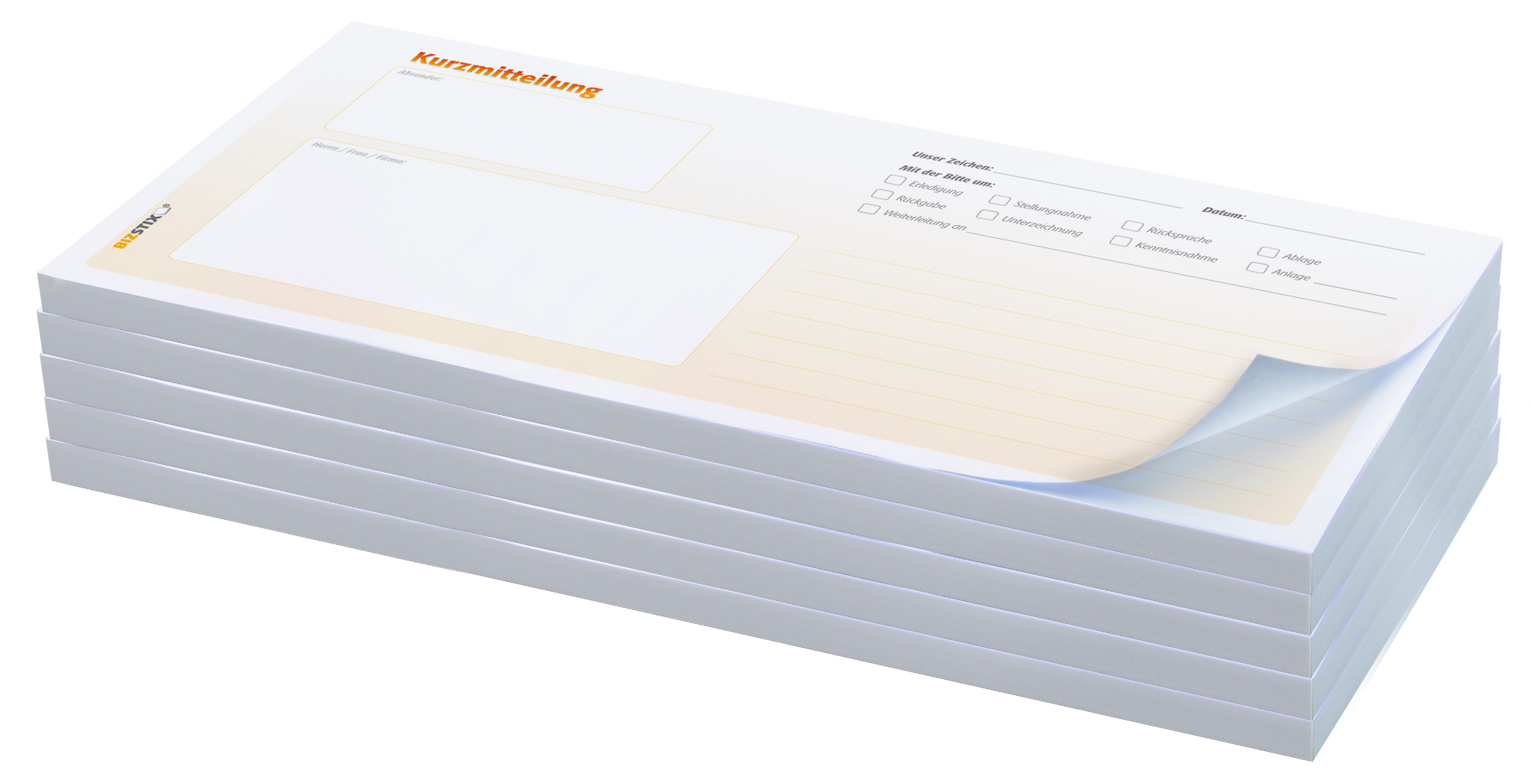 BIZSTIX® Kurzmitteilungshaftnotizen BIZSTIX® Kurzmitteilungshaftnotizen
