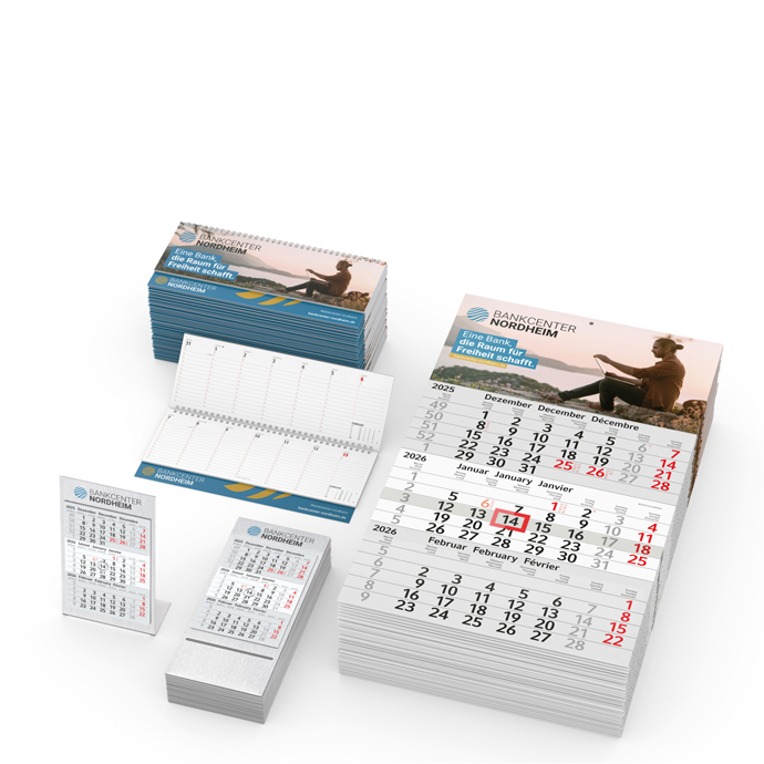 Werbekalender-Set (150-teilig)