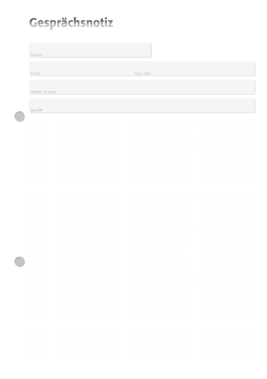 Gesprächsnotizblock A5 punktiert individuell Gesprächsnotizblock A5 punktiert individuell