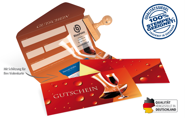 Gutscheinkarte Classic "edler Tropfen" Gutscheinkarte Classic "edler Tropfen"