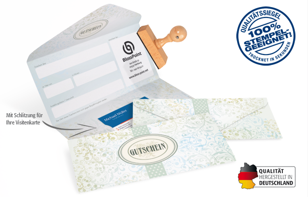 Gutscheinkarte Classic "Seidenstoff" Gutscheinkarte Classic "Seidenstoff"