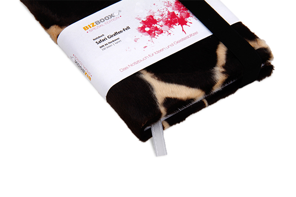 Notizbuch A6 mit Giraffenmuster Notizbuch A6 mit Giraffenmuster