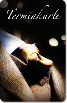 Terminkarte "Gentleman" Terminkarte "Gentleman"