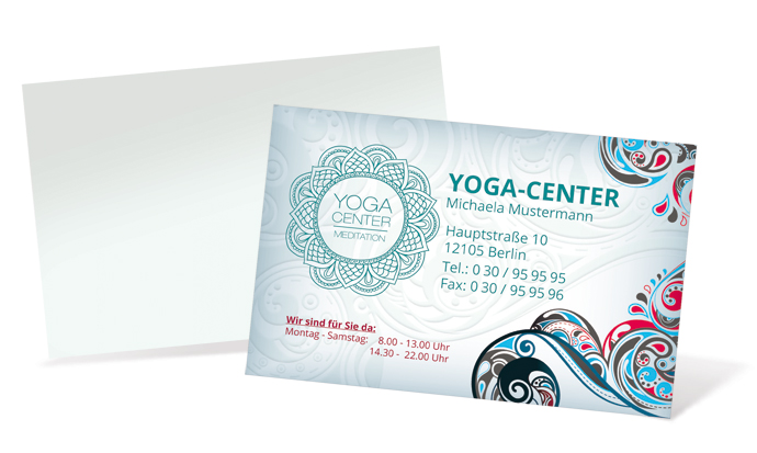 1212020322 Visitenkarte "indian art" Landscape Visitenkarte "indian art" Landscape