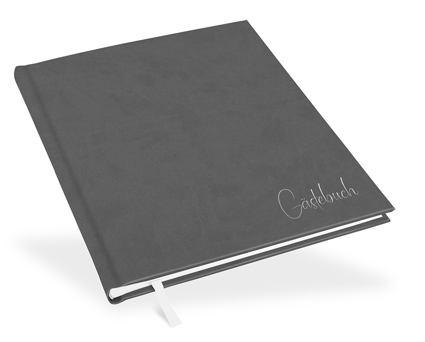 GB-21205-Kom Gästebuch  Kommunion Grau Gästebuch  Kommunion Grau