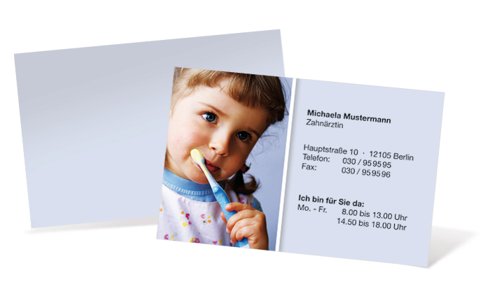 Visitenkarte "gesundes Kind" Landscape Visitenkarte "gesundes Kind" Landscape