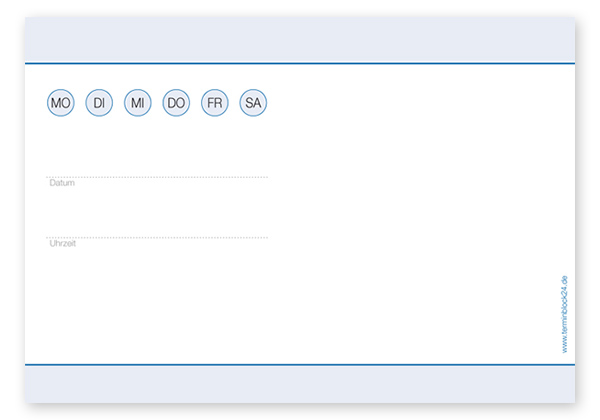 Terminzettel Classic #6.1 Terminzettel Classic #6.1