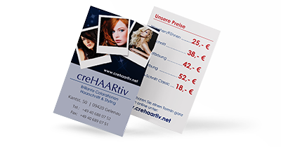 Friseure Visitenkarten  Friseure Visitenkarten