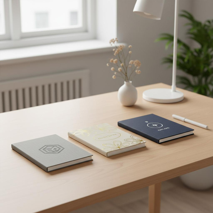 Wie kann ich Notizbücher A6 personalisieren und mit Logo bedrucken lassen?