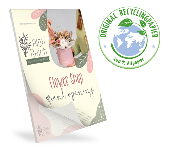 100205024009 Notizblock Recycling DIN A5 mit Umschlag Notizblock Recycling DIN A5 mit Umschlag